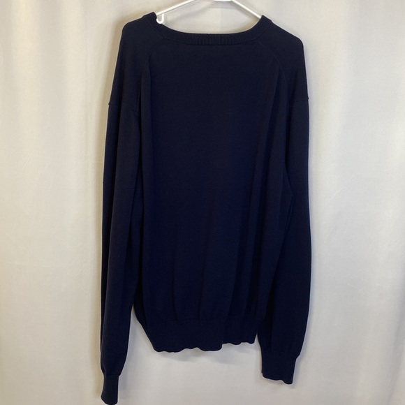 Jack Spade New York mens preppy vneck sweater blue cotton sz XXL - Picture 3 of 7